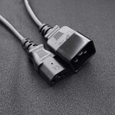 Kabel zasilający Qoltec IEC C20/C13 | 3x1.5mm2 | 1.2m