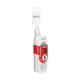 Przedłużacz KERG M02389 3-gniazdowy 5m 3×1,5mm2 H05VV-F 16A/250V biały
