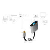Adapter LogiLink CUA0104 USB-C 3.2 Gen1 - VGA, 1080p, 0,15m