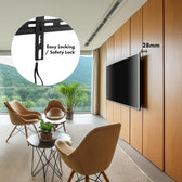 Uchwyt do TV Maclean MC-412, max VESA 400x400, 32-70", 45kg, reg. odchylenia +0°~-10°