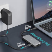 Stacja dokująca DIGITUS USB Typ C 8-portów 2x HDMI 4K/60Hz PD 3.0