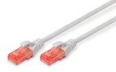 Patchcord DIGITUS UTP kat. 6 0,25m PVC szary
