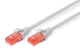 Patchcord DIGITUS UTP kat. 6 0,25m PVC szary