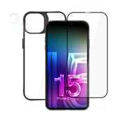 Etui na telefon, szkło, lensy 3mk do Apple iPhone 15