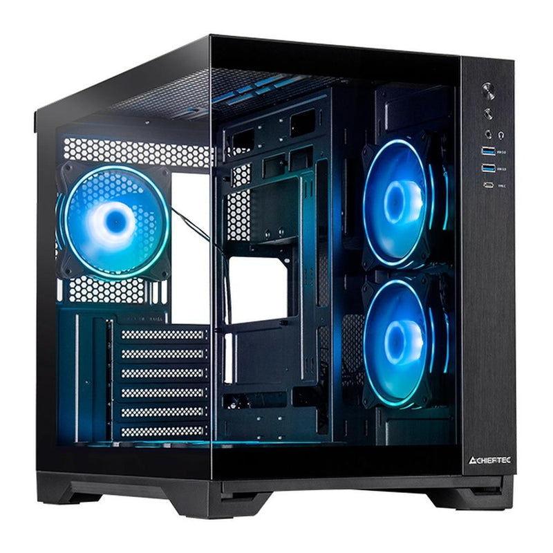 Obudowa Chieftec VISIO GM-30B-TG-OP ATX ARGB z oknem bez zasilacza czarna