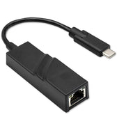 Kabel adapter Qoltec USB 3.1 typ C M / RJ-45 F | 0,2m