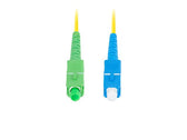 Patchcord światłowodowy Lanberg SM SC/APC-SC/UPC SIMPLEX 3.0mm LSZH G657A1 2m żółty