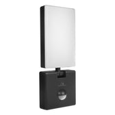 Lampa LED z czujnikiem ruchu Maclean MCE516 B, czujnik ruchu PIR, kolor czarny, 10W, IP65, 800lm, barwa neutralna biała (4000K)