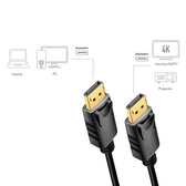 Kabel DisplayPort 1.2 LogiLink CD0103 M/M 5m