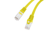 Patchcord Lanberg UTP kat.6 15m LSZH CU fluke passed żółty