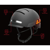 Kask rowerowy miejski Livall BH51M Neo BT/LED/SOS 55-58cm czarny