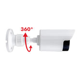 Atrapa kamery tubowej Maclean IR1800 W, diody IR LED, biała, zasilanie 2xAA (brak w zestawie), ABS