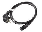 Kabel zasilający Lanberg CEE 7/7 -> IEC 320 C13 1,8m czarny