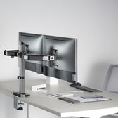 Uchwyt przegubowy na dwa monitory Deluxe Ergo Office ER-449, 17"-32", max. 9kg