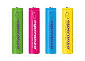 Akumulatorki AAA Esperanza 1000mAh 4szt. mix kolorów