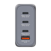 Ładowarka sieciowa Verbatim GaN GNC-100 3xUSB-C PD (2x100W+65W) 1xUSB-A QC 3.0