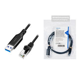 Kabel adapter LogiLink CU0403 Ethernet USB 3.0, A/M do RJ45/M, aktywny, 3 m
