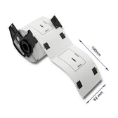 Taśma Qoltec do BROTHER DK-11202 | 62mm x 100mm | 300 etykiet | Biała / Czarny nadruk | Rolka z uchwytem