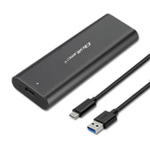 Obudowa/kieszeń Qoltec do dysków M.2 SSD | NVME | PCI-E | USB-C
