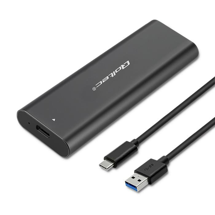 Obudowa/kieszeń Qoltec do dysków M.2 SSD | NVME | PCI-E | USB-C