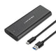 Obudowa/kieszeń Qoltec do dysków M.2 SSD | NVME | PCI-E | USB-C