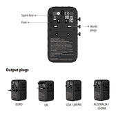 Adapter podróżny Verbatim Charge 'n' Travel GaN III globalny 4xUSB-C PD 3.0 QC 4+ 70W, 1xUSB-A QC 4+ 60W