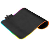Podkładka pod mysz Rampage MP-21 gamingowa 25x33cm RGB czarna