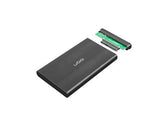 Obudowa na dysk HDD/SSD UGO UKZ-1003 USB 2.0 SATA 2,5" aluminium