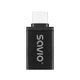 Adapter USB-A 3.1 (F)-USB-C 3.1 (M), SAVIO AK-80, Czarny