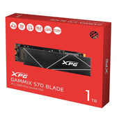 Dysk SSD ADATA XPG GAMMIX S70 BLADE 1TB M.2 PCIe NVMe (7400/5500 MB/s) 2280, 3D NAND