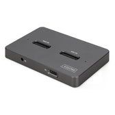 Stacja dokująca dysków DIGITUS DA-71546-1, USB-C 3.2 Gen2, SSD M.2 NVMe + SATA, czytnik kart SD-Express 7.1, czarna