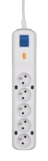 Listwa zasilająca Lestar LF-530WA 5+ 5m szara