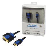 Kabel adapter LogiLink CHB3102 HDMI - DVI-D, 2m