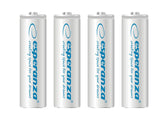 Akumulatorki AA Esperanza 2000mAh 4szt. białe