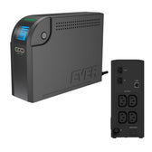 Zasilacz awaryjny UPS Ever  ECO LCD 500VA 4xIEC USB LCD Bl