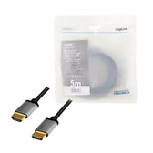 Kabel HDMI LogiLink CHA0103 4K/60 Hz, aluminium, 5m