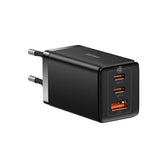 Ładowarka sieciowa Baseus GaN5 Pro CCGP120201 65W szybka z 2 gniazdami USB-C PD oraz USB