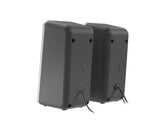 Głośniki Genesis Helium 100BT RGB 2.0 Bluetooth 10W RMS czarno-srebrne