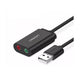 Karta dźwiękowa zewnętrzna Ugreen US205 USB 15cm - czarna