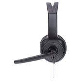 Słuchawki z mikrofonem Manhattan Mono USB