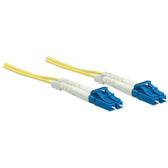 Światłowód krosowy Intellinet 516792 LC-LC duplex 9/125 OS2, SM 5m, żółty