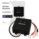 Balanser napięcia Qoltec 24V do akumulatorów 2x12V | 5A | LiFePO4 AGM GEL