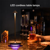 Lampka LED Techly bezprzewodowa stołowa dotykowa, RGB
