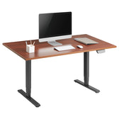 Biurko elektryczne bez blatu Ergo Office, do pracy stojąco-siedzącej, max. 125kg, max. wys. 1280mm, dotykowy panel, ER-422