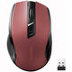 Mysz bezprzewodowa UGREEN MU006R 2.4 GHz + Bluetooth 5.0 - czerwona