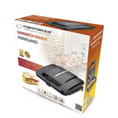 Opiekacz do kanapek Esperanza PARMIGIANO EKT010 czarny