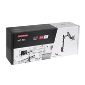 Uchwyt do monitora Maclean MC-775 17-32" 8kg czarny ze sprężyną gazową podwójne ramię