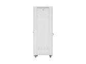Szafa instalacyjna Rack stojąca 19" 42U 600x800 szara drzwi perforowane LCD Lanberg (flat pack)