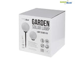 Lampa solarna GreenBlue GB167 wolnostojaca ogrodowa kula 30x30x63cm, kolorowy LED