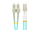 Patchcord światłowodowy Lanberg MM LC/UPC-SC/UPC DUPLEX 3.0MM OM3 50/125 LSZH 1m aqua